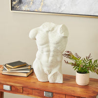 Textured Bust Decorative Sculpture