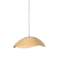 Overscale Woven Rattan Pendant