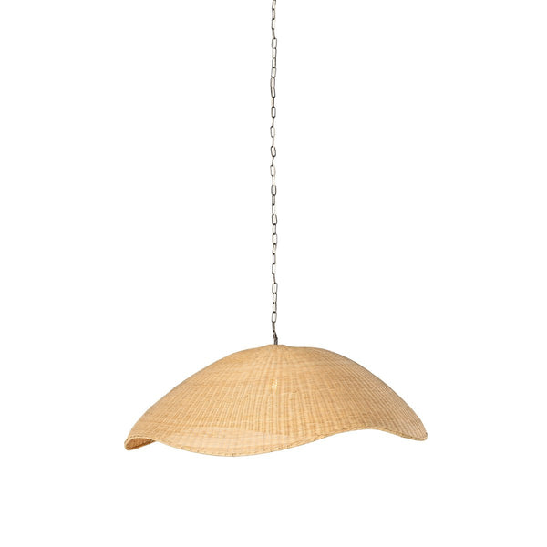 Overscale Woven Rattan Pendant