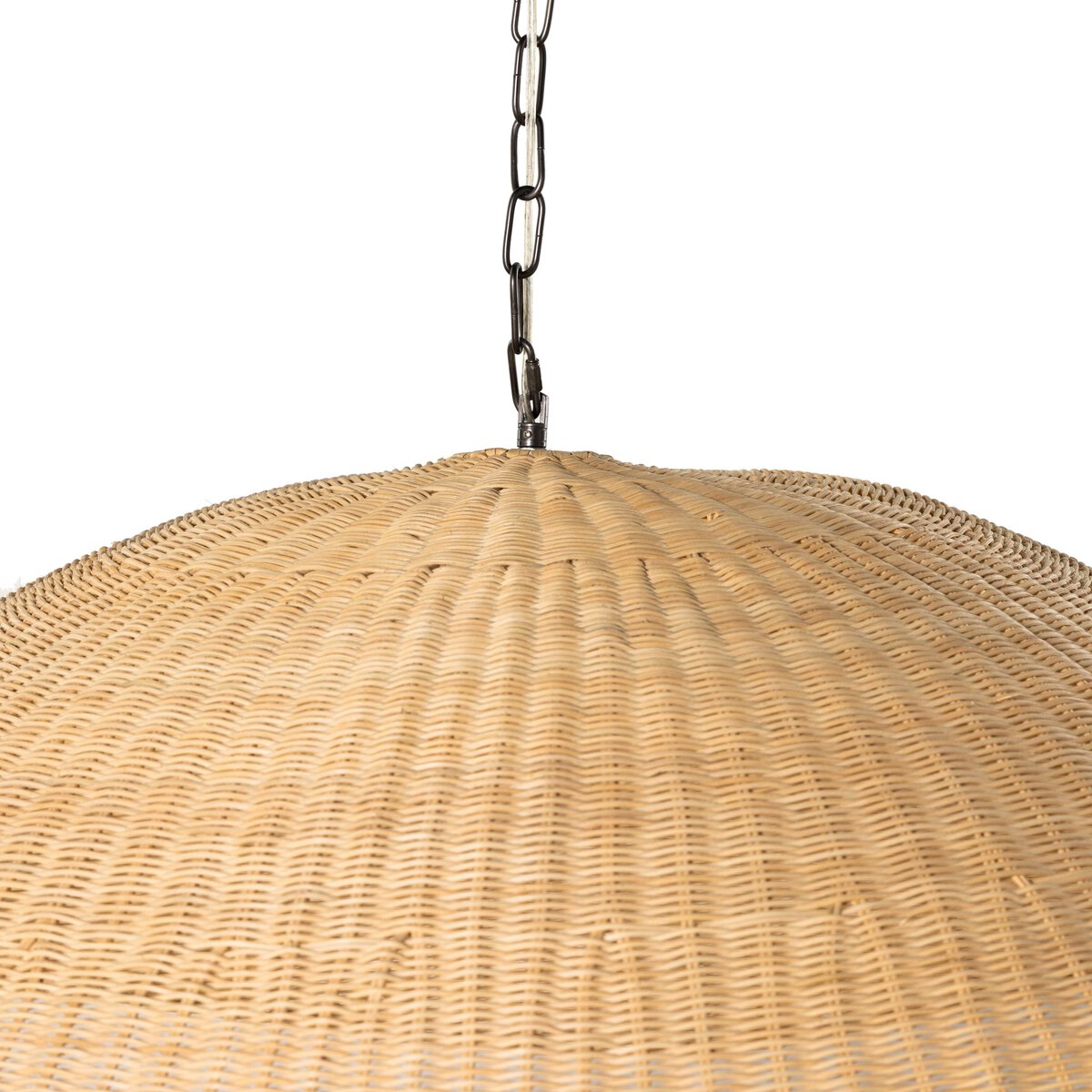 Overscale Woven Rattan Pendant