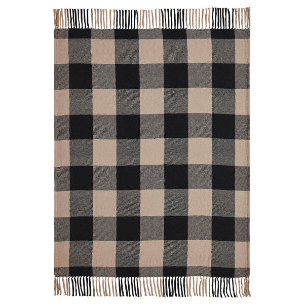 black-check-woven-throw-cotton-home-decor-store-columbia-missouri