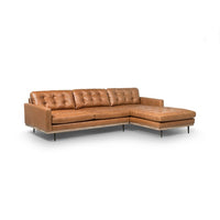 Lexi Sofa With Chaise - Leather
