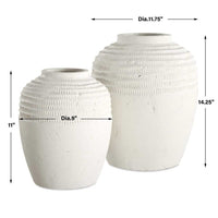Luna Ridge Vases, Set of 2