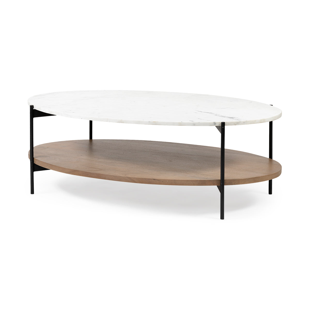 Larkin 48" Marble Top Coffee Table