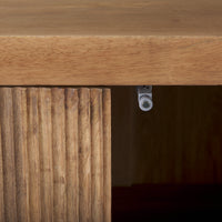 Cairo 2 Door Wood and Metal Cabinet
