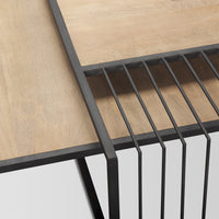 Miles Metal w/ Wood Nesting Coffee Table
