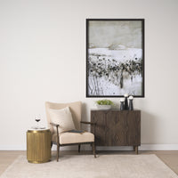 Satima Round Fluted Accent Table
