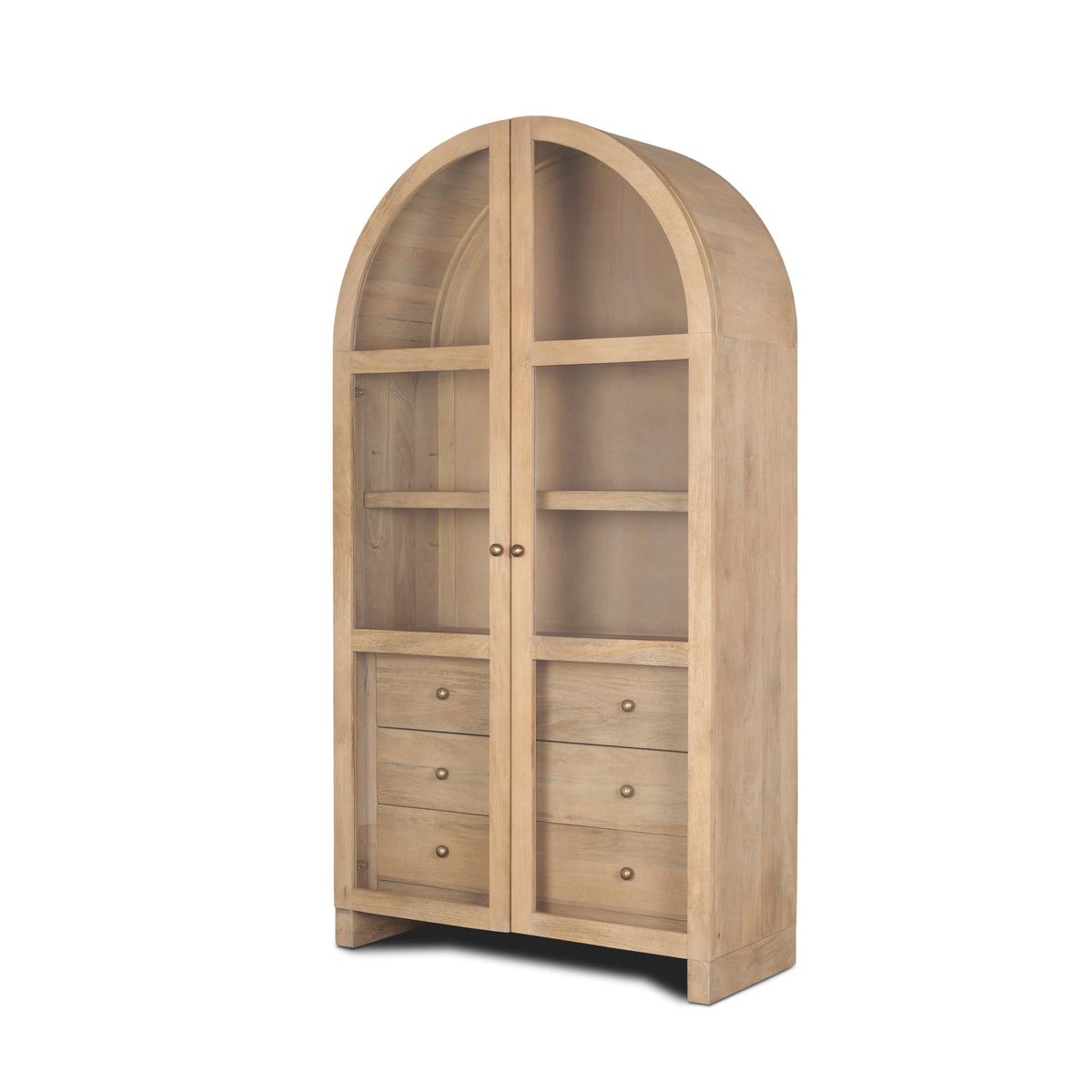 Arched Suri Curio Shelving Unit