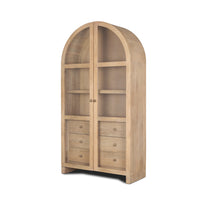 Arched Suri Curio Shelving Unit