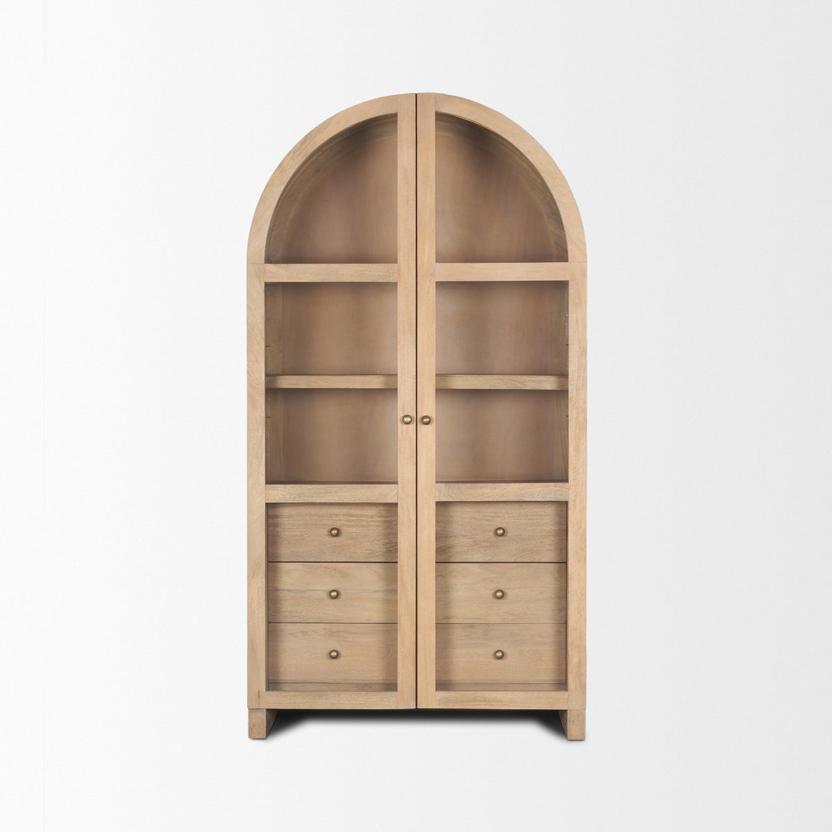 Arched Suri Curio Shelving Unit