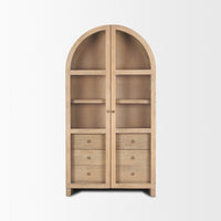 Arched Suri Curio Shelving Unit