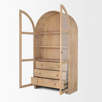 Arched Suri Curio Shelving Unit