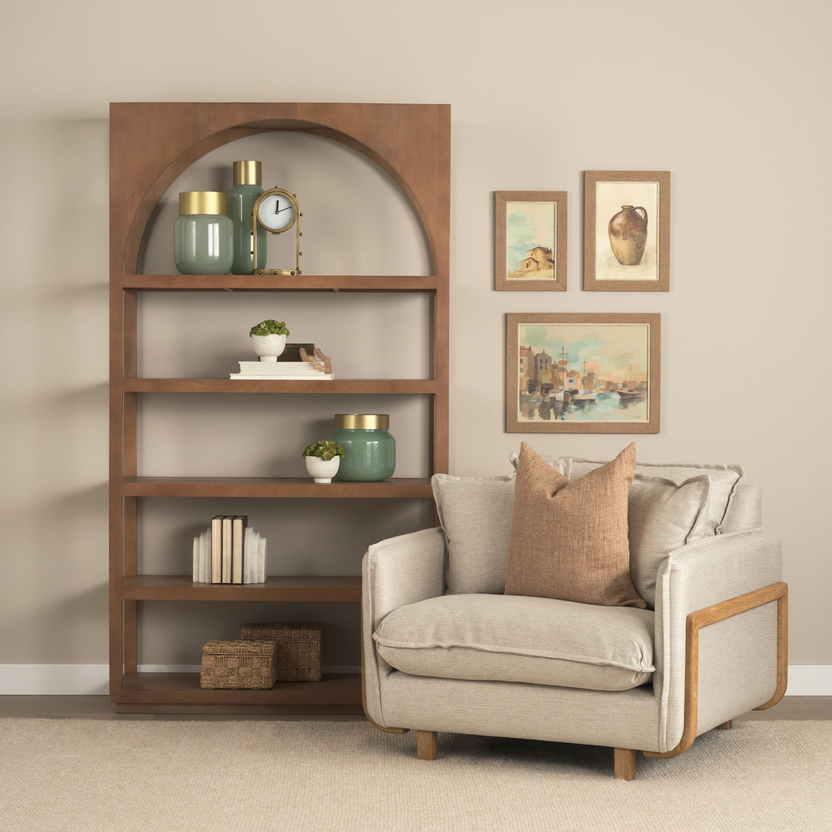 Bela Arched Shelving Unit