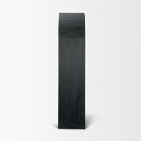 Arched Black Suri Curio Shelving Unit