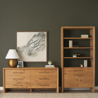 Warm Oak Belford Bookcase
