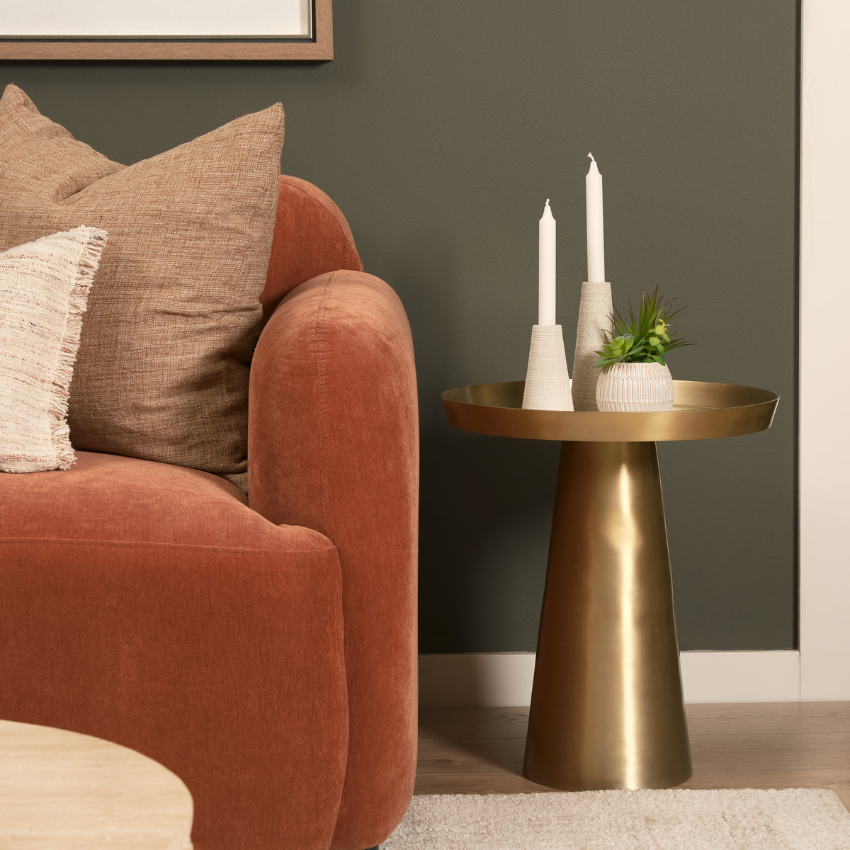 Roland Gold Accent Table