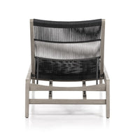 JULIAN OUTDOOR CHAISE - WEATHERED GREY