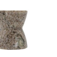 Soren Beige Marble Taper Candle Holder