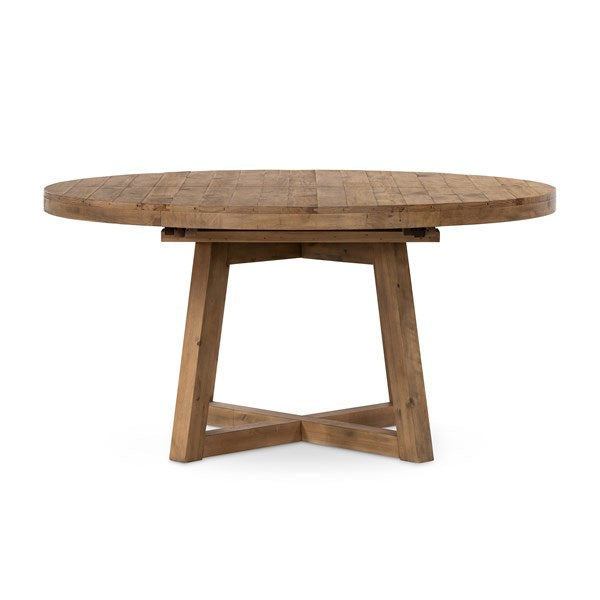 EBERWIN ROUND EXT DINING TABLE-NATURAL