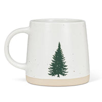Wide Base Mug with Single Tree-3.5"H(14oz)