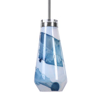 Windswept Blue & White Pendant