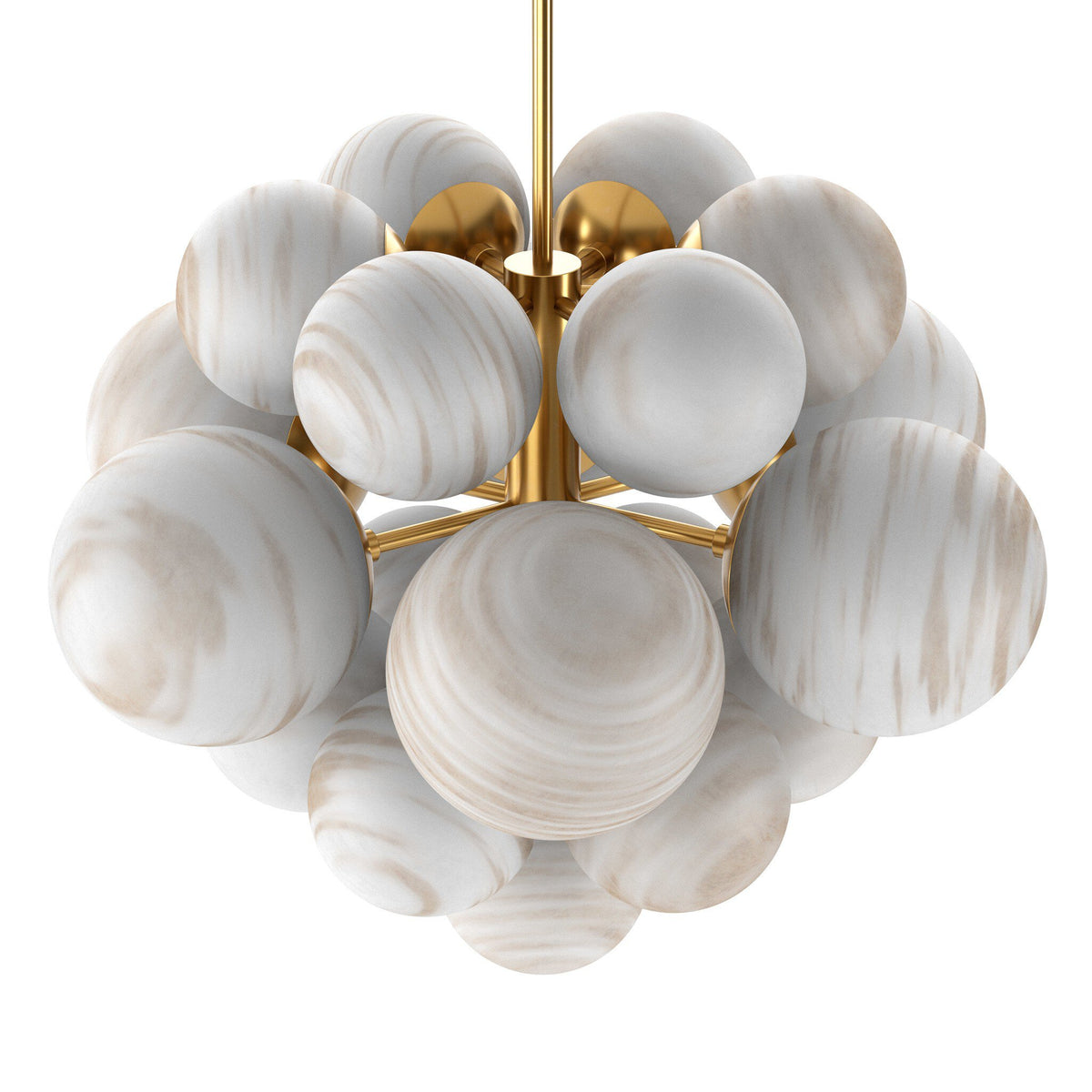 Nova Chandelier - Brushed Brass