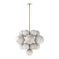 Nova Chandelier - Brushed Brass