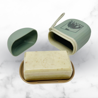 Travel Bar Soap Container Dish fits up to 5 oz bar