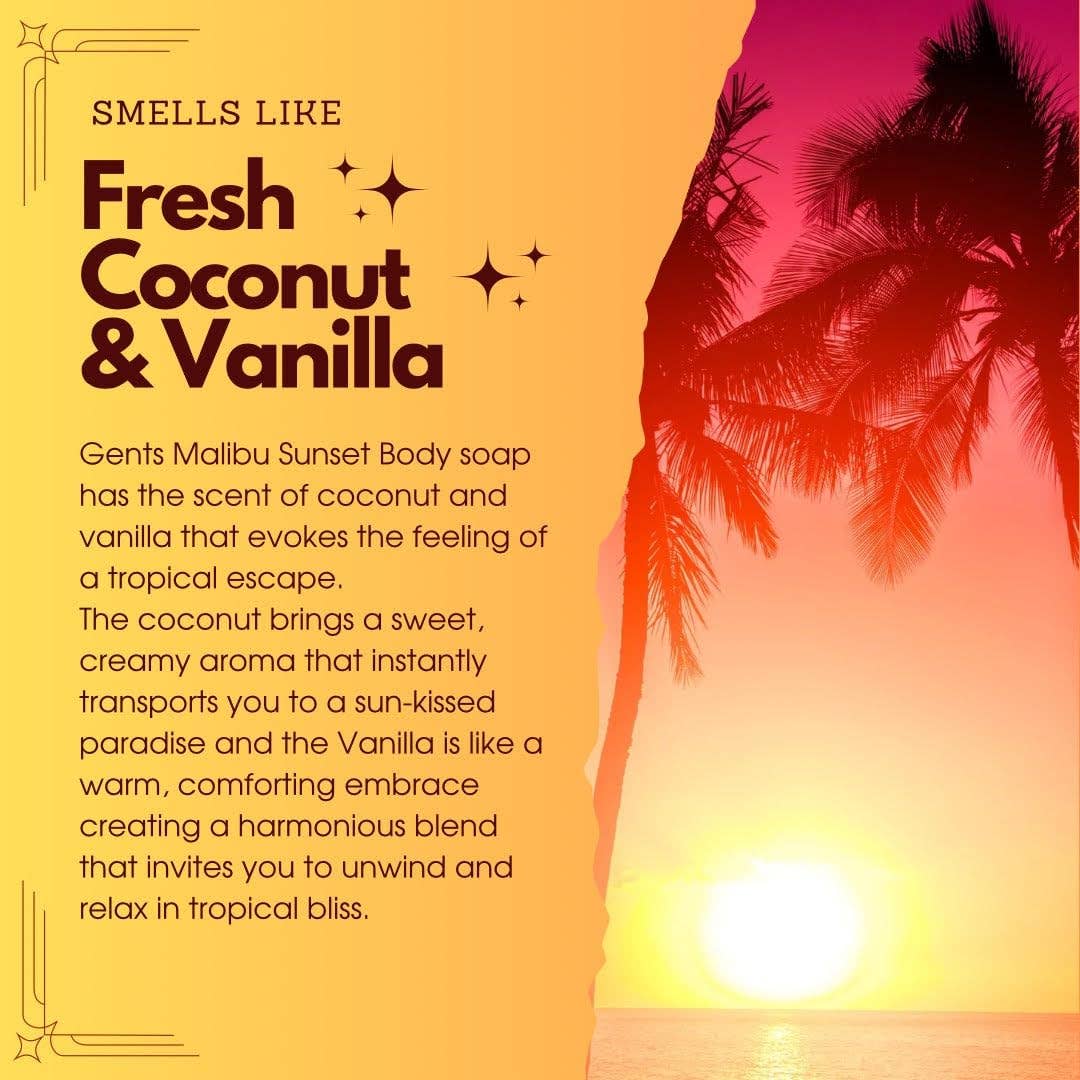 GENTS Body Soaps 5 oz All Natural 5 DIFFERENT SCENTS