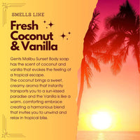 GENTS Body Soaps 5 oz All Natural 5 DIFFERENT SCENTS