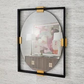 Oval Clutch Mirror
