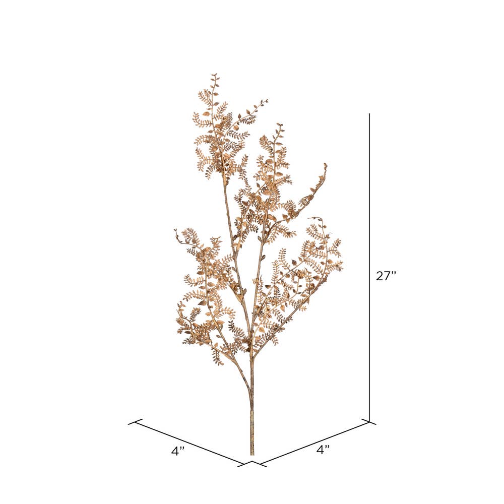 27" Beige Snake Fern Spray 6 Pack