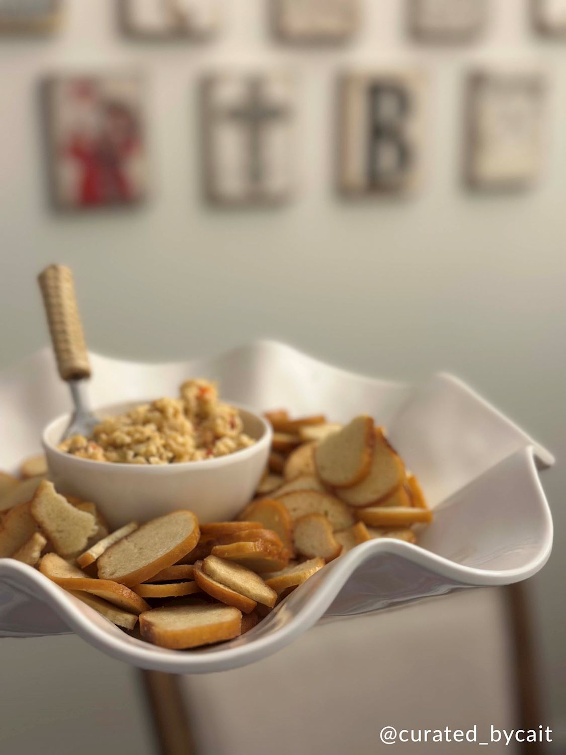 Ruffle Melamine Chip & Dip Set