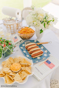 Ruffle Melamine Chip & Dip Set