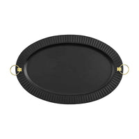 Black Oval Tray