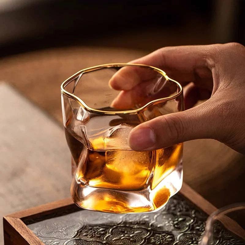 Textured Whiskey Glasses