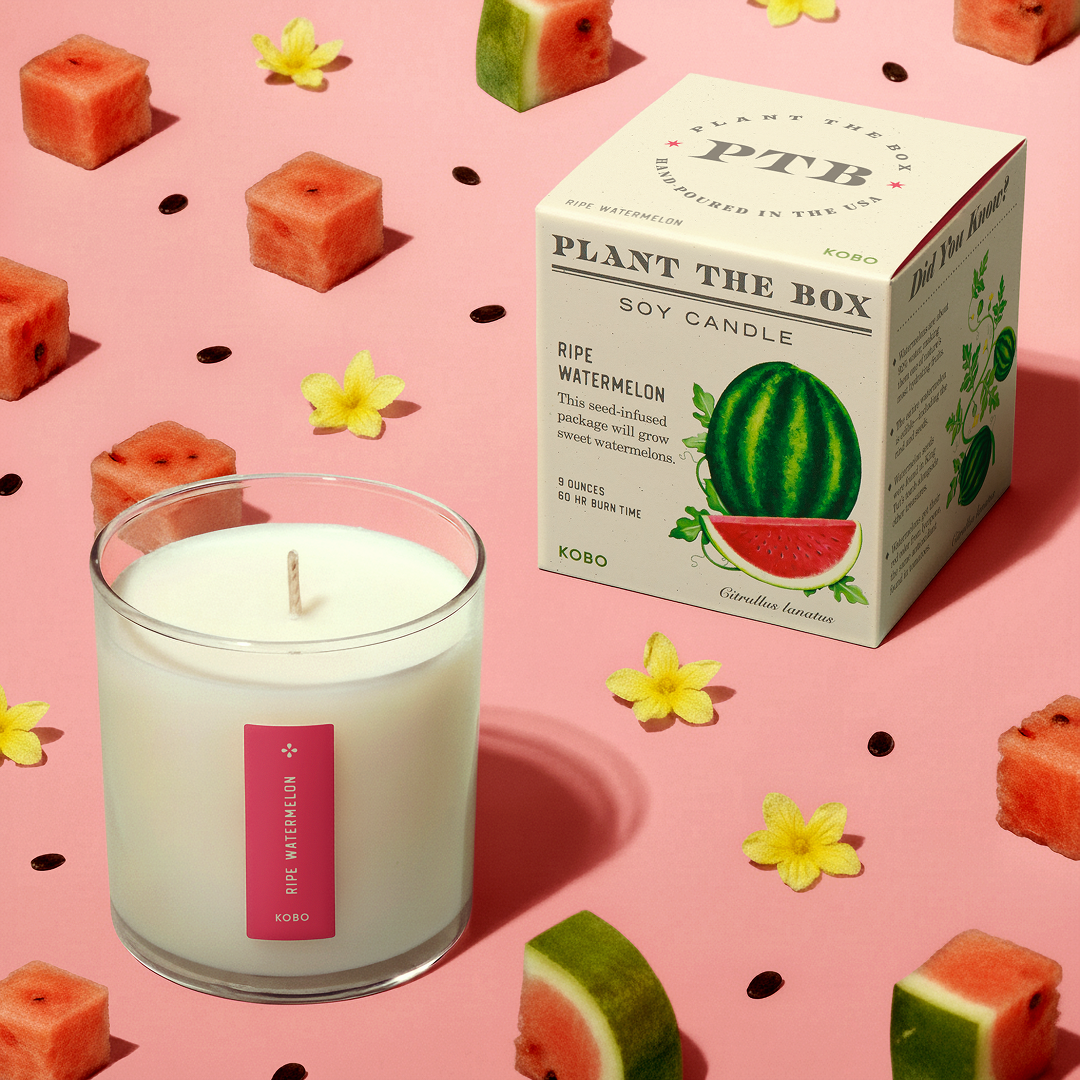 Ripe Watermelon - Plant the Box Candle - 9oz.