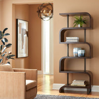 Dark Brown Bia Etagere Shelf