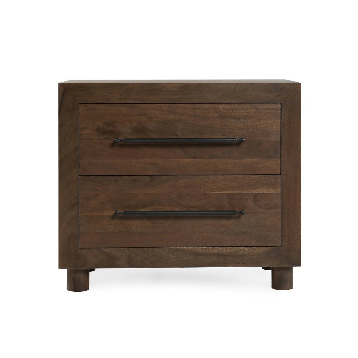 Jaxon Solid Wood 2 Drawer Nightstand