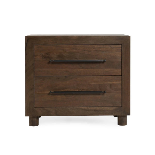 Jaxon Solid Wood 2 Drawer Nightstand