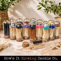Cloche Matches (30 matches & Striker) | Glass & Cork
