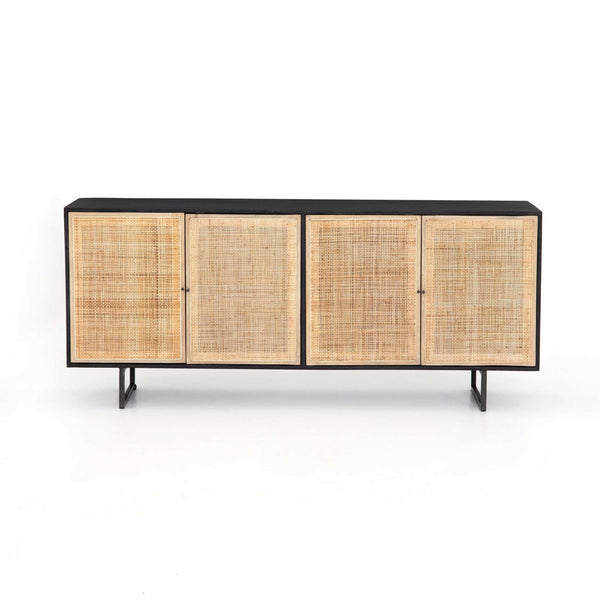 Carmel Sideboard with light cane weave, Sideboard for sale Columbia, MO