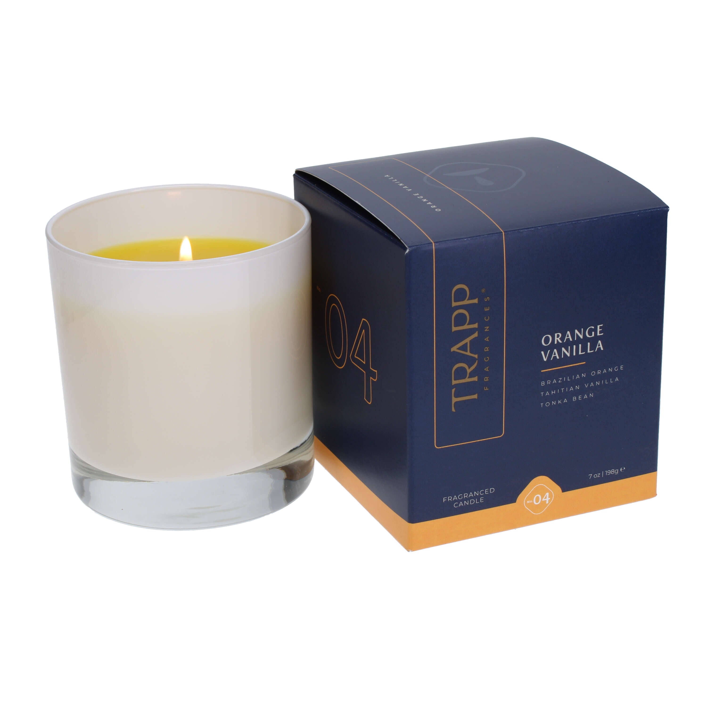 Trapp No. 4 Orange Vanilla House Box Candle - Thumbnail 4