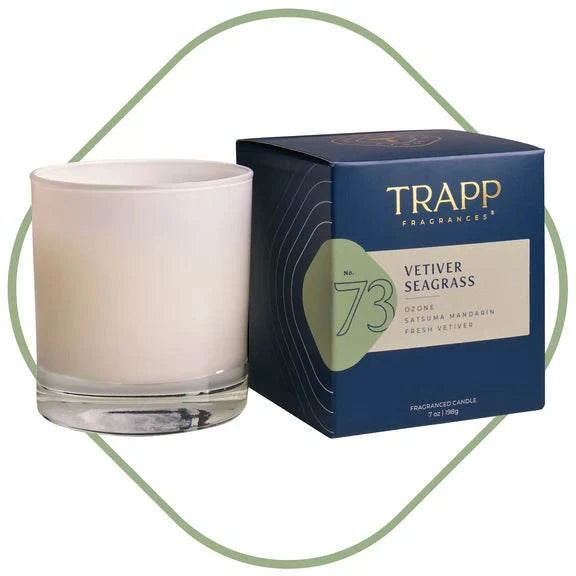 No. 73 Vetiver Seagrass 7 oz. Candle in Signature Box