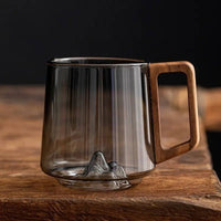Mountain Peak Glass Mug