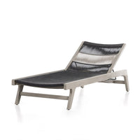 JULIAN OUTDOOR CHAISE - WEATHERED GREY