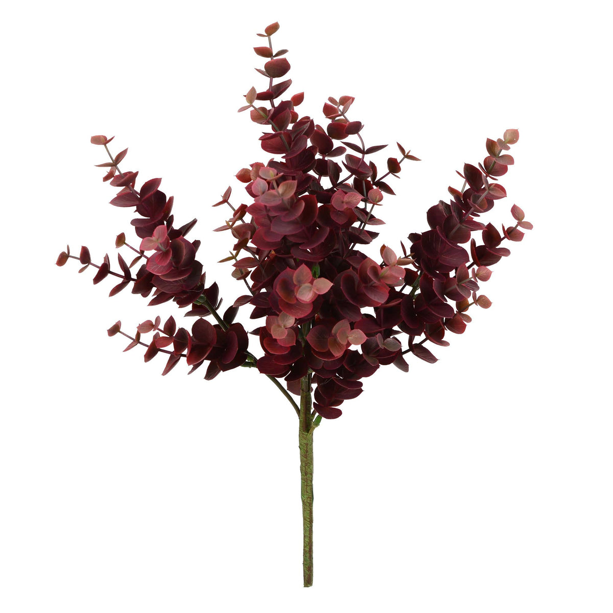 Vickerman 13" Burgundy Jade Leaf Spray 4/Pk
