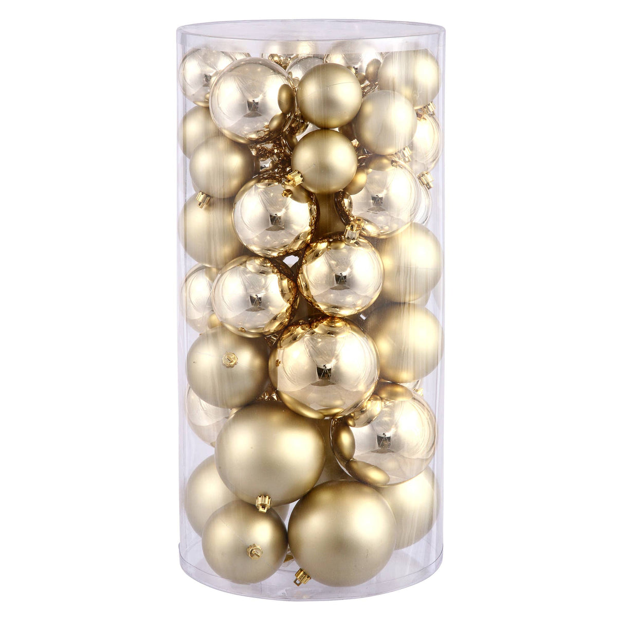 Vickerman 1.5"-2" Gold Balls Shiny/Matte 50/Box