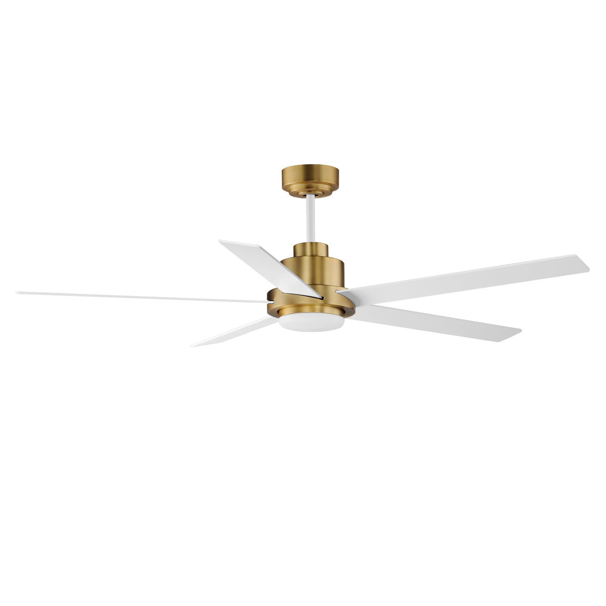 Daisy 60" Natural Aged Brass Indoor/Outdoor Ceiling Fan