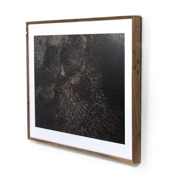 Char XI Wall Art framed in rustic walnut, high-quality photo print, 60" x 40".